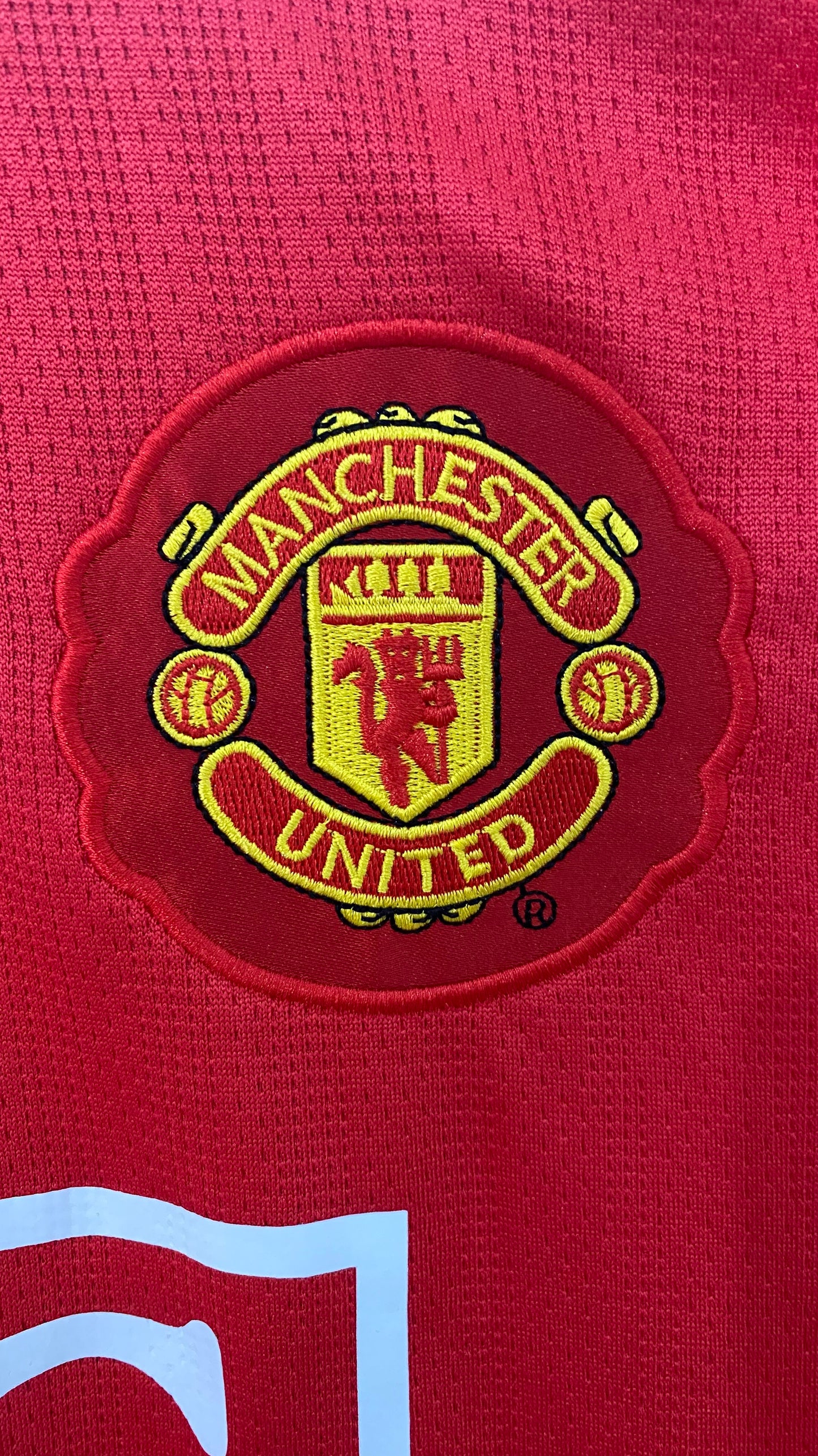 Manchester United retro 2007 manga corta