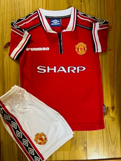 Manchester United uniforme niño retro